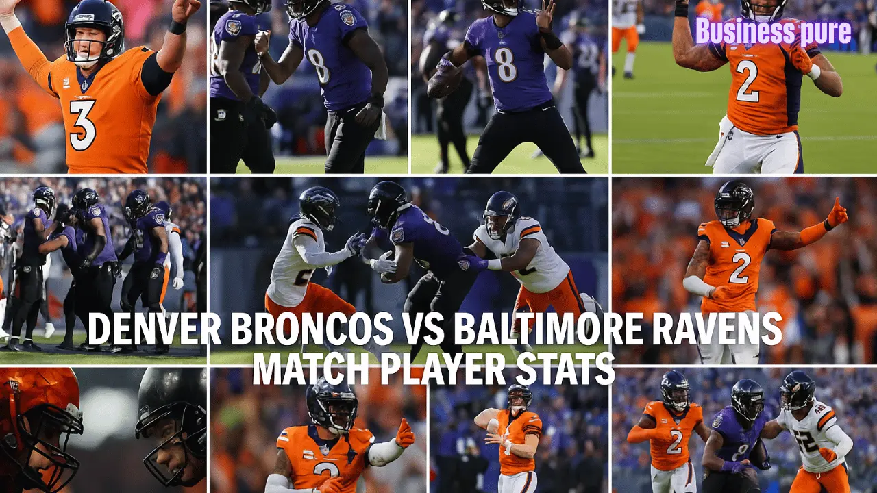 denver broncos vs baltimore ravens match player stats