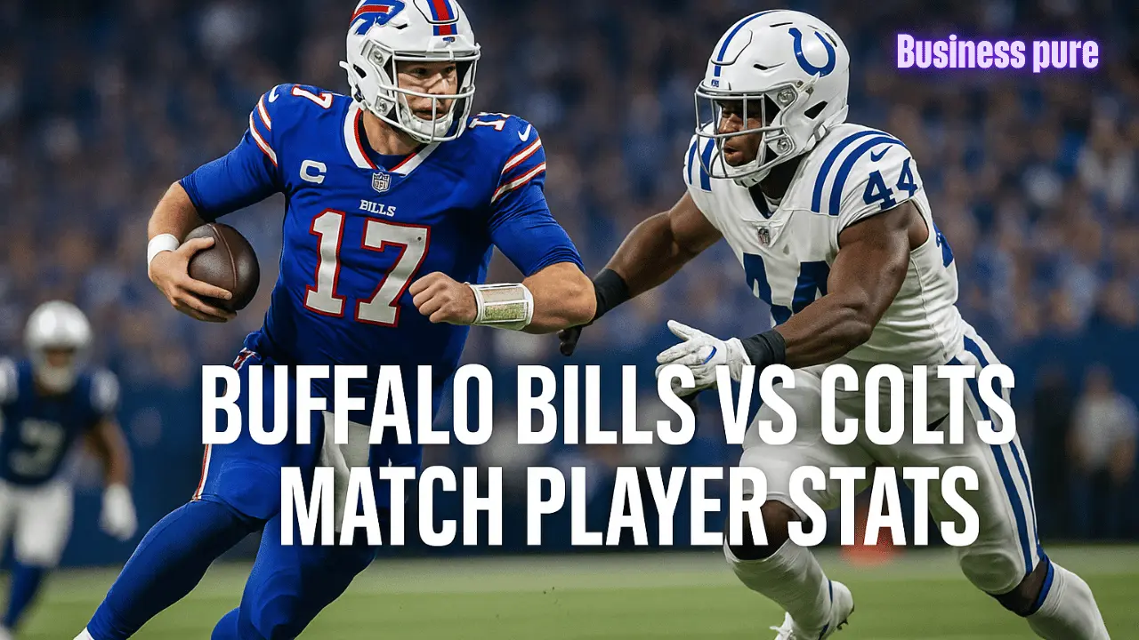 buffalo bills vs colts match player stats