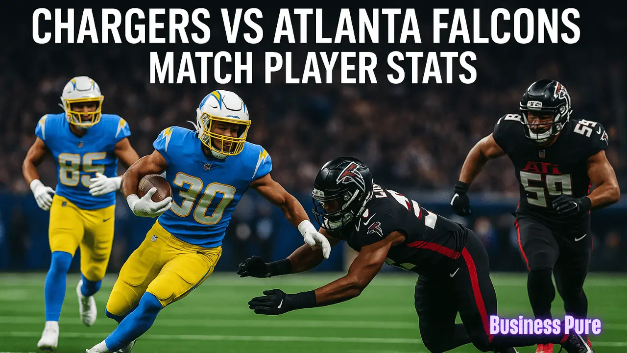 chargers vs atlanta falcons match player stats
