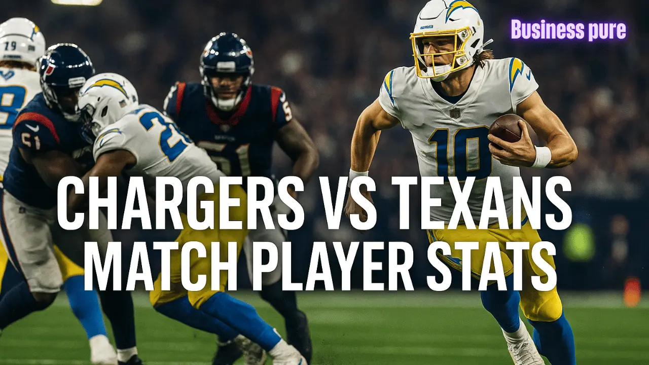 chargers vs texans match player stats