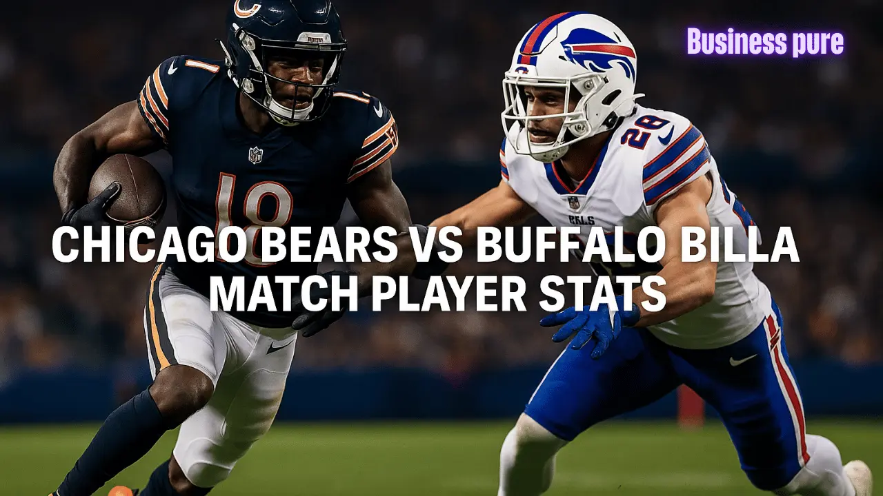 chicago bears vs buffalo bills match player stats